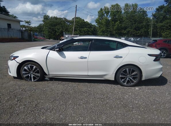 1N4AA6AV2KC377192 2019 NISSAN MAXIMA White Vista interior de 360 grados