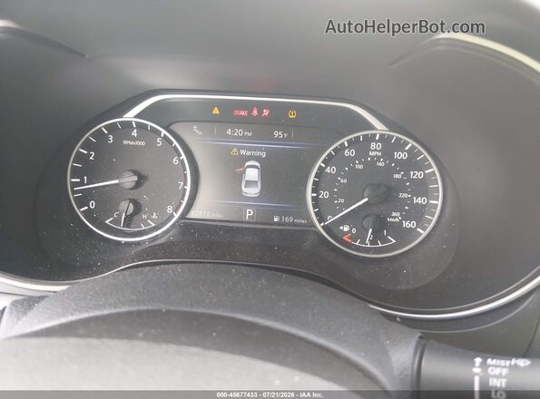 1N4AA6AV2KC377192 2019 NISSAN MAXIMA White Vista de los asientos traseros