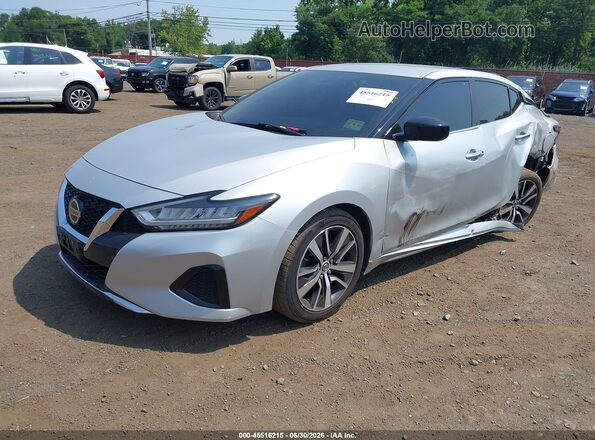 1N4AA6AV2KC377418 2019 NISSAN MAXIMA Silver Передня ліва чверть