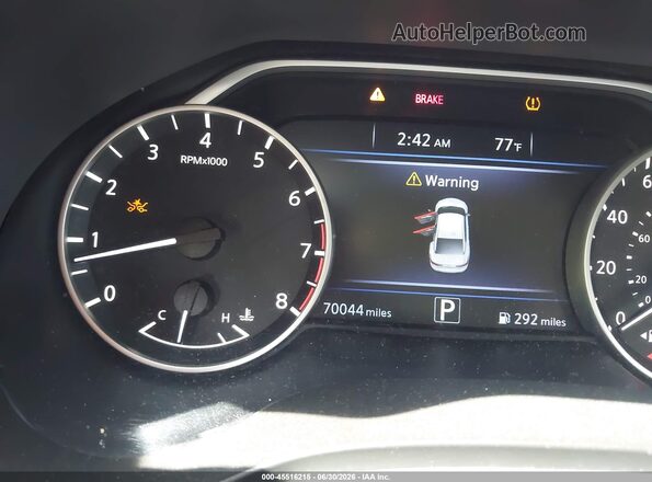 1N4AA6AV2KC377418 2019 NISSAN MAXIMA Silver 