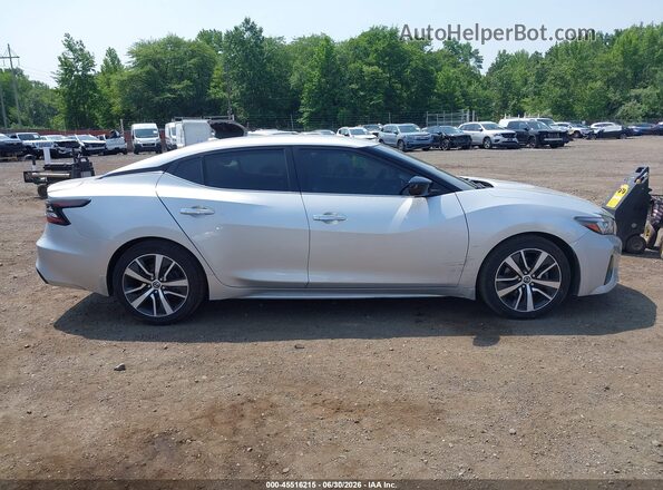 1N4AA6AV2KC377418 2019 NISSAN MAXIMA Silver Вид задньої частини салону