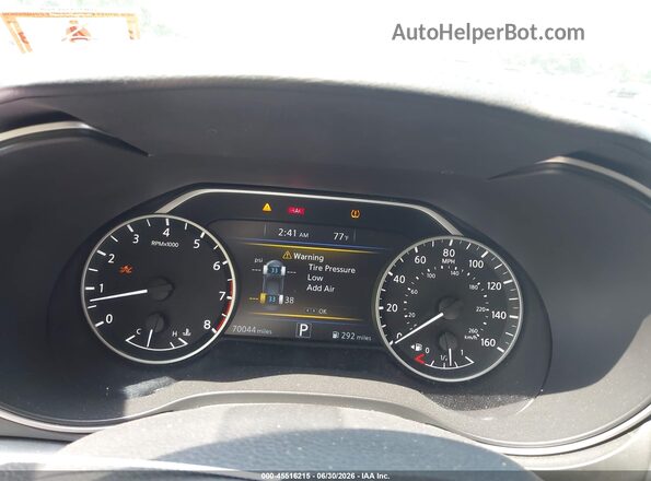 1N4AA6AV2KC377418 2019 NISSAN MAXIMA Silver Вид задніх сидінь