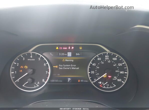 1N4AA6AV3KC368081 2019 NISSAN MAXIMA Синий Вид задних сидений