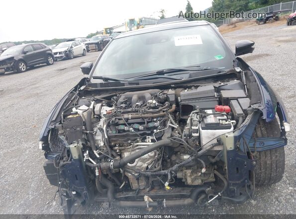 1N4AA6AV3KC368081 2019 NISSAN MAXIMA Синий Вид задней части салона
