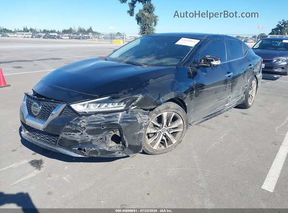 1N4AA6AV4KC372480 2019 NISSAN MAXIMA Black Front left
