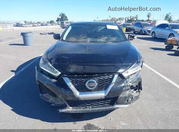 1N4AA6AV4KC372480 2019 NISSAN MAXIMA Black Rear interior view
