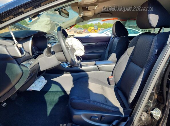 1N4AA6AV4KC373595 2019 NISSAN MAXIMA Black Widok wnętrza z przodu