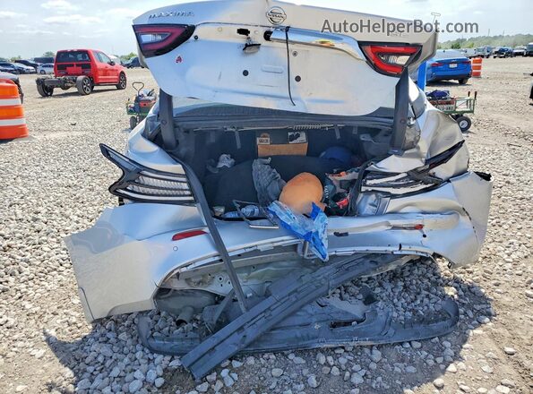 1N4AA6AV4KC377629 2019 NISSAN MAXIMA Silver Вид ззаду
