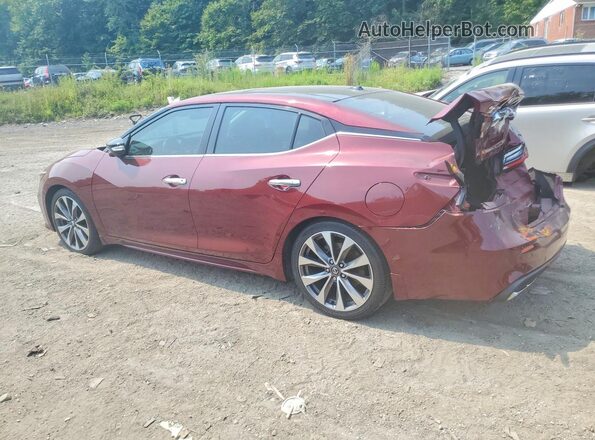 1N4AA6AV4KC379252 2019 NISSAN MAXIMA Red Հետևի ձախ