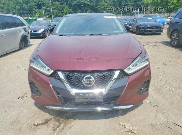 1N4AA6AV4KC379252 2019 NISSAN MAXIMA Red Դիմացի տեսք