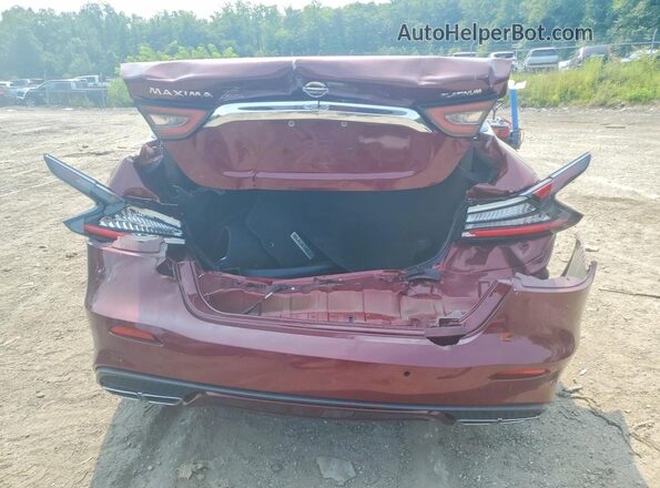 1N4AA6AV4KC379252 2019 NISSAN MAXIMA Red Հետևի տեսք