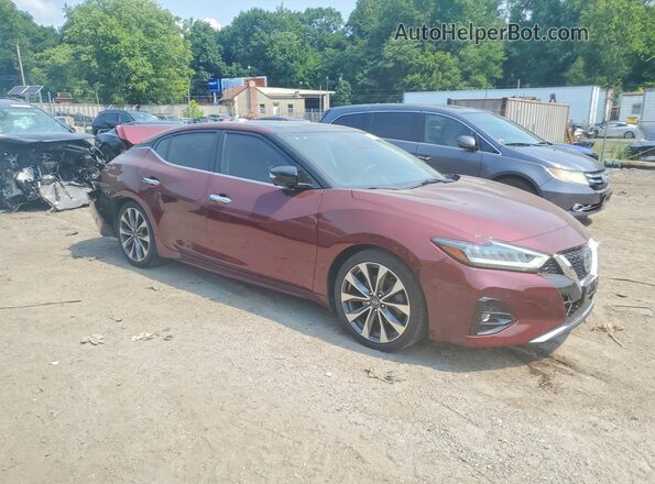 1N4AA6AV4KC379252 2019 NISSAN MAXIMA Red Առջևի աջ