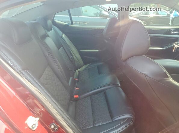1N4AA6AV4KC379252 2019 NISSAN MAXIMA Red Հետևի նստատեղերի տեսք