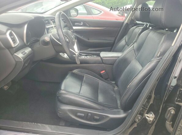 1N4AA6AV5KC360810 2019 NISSAN MAXIMA Black Front interior view