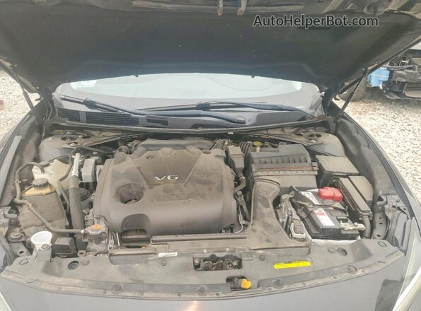 1N4AA6AV5KC360810 2019 NISSAN MAXIMA Black Rear interior view