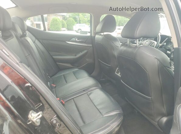1N4AA6AV5KC360810 2019 NISSAN MAXIMA Black Rear seats view