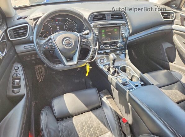 1N4AA6AV5KC368177 2019 NISSAN MAXIMA White Vista del salpicadero
