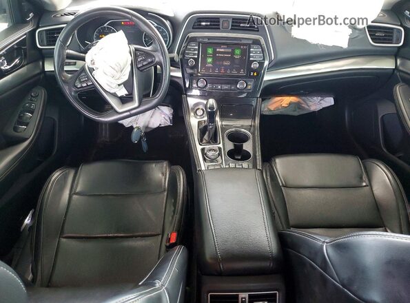 1N4AA6AV5KC369345 2019 NISSAN MAXIMA Silver Առջևի վահանակի տեսք