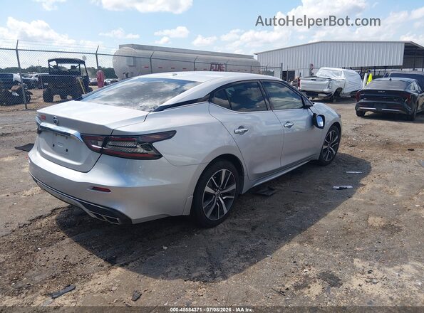 1N4AA6AV5KC378093 2019 NISSAN MAXIMA Silver Trasero derecho