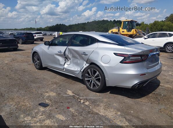 1N4AA6AV5KC378093 2019 NISSAN MAXIMA Silver Trasero izquierdo