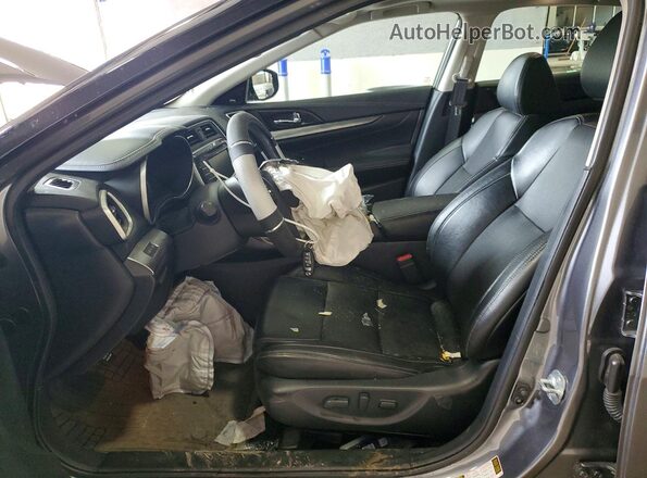 1N4AA6AV5KC380409 2019 NISSAN MAXIMA Gray Front interior view