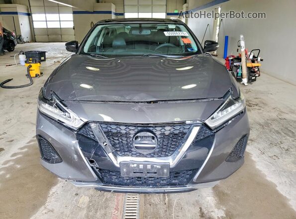 1N4AA6AV5KC380409 2019 NISSAN MAXIMA Gray Front view