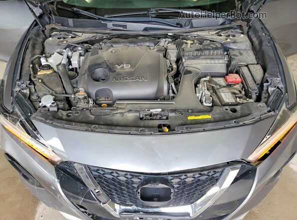 1N4AA6AV5KC380409 2019 NISSAN MAXIMA Gray Rear interior view