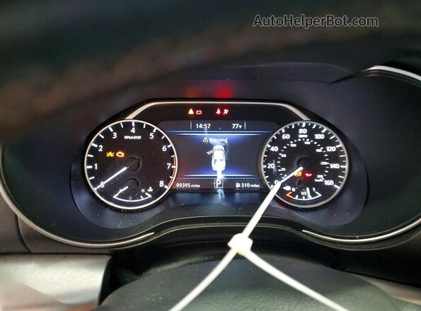 1N4AA6AV5KC380409 2019 NISSAN MAXIMA Gray Instrument cluster view