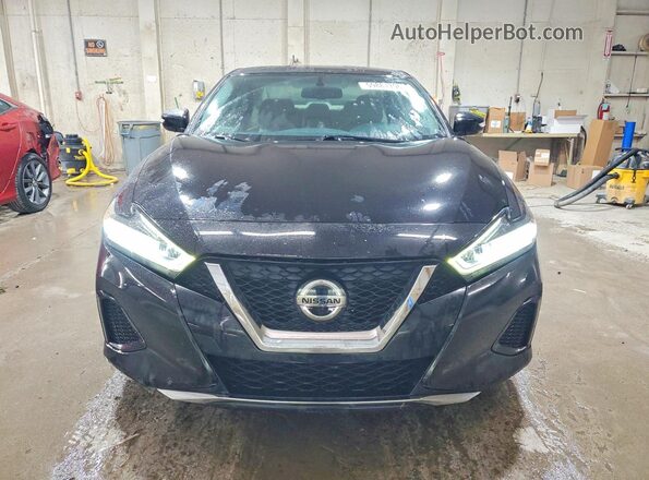 1N4AA6AV6KC364834 2019 NISSAN MAXIMA Черный Вид спереди