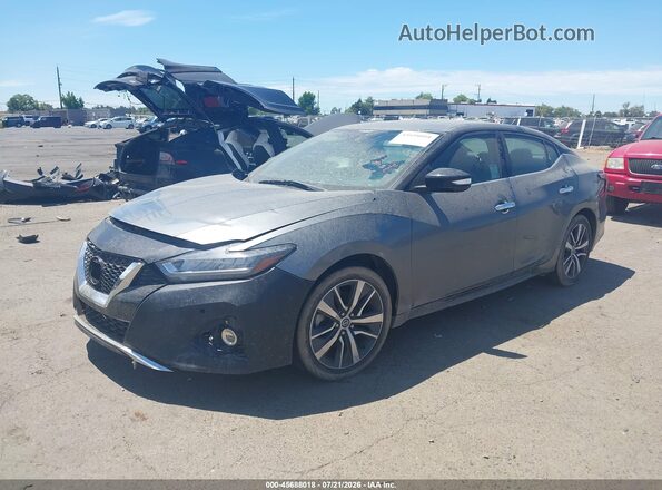 1N4AA6AV6KC371489 2019 NISSAN MAXIMA Gray Передня ліва чверть