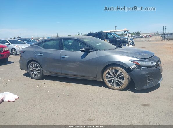 1N4AA6AV6KC371489 2019 NISSAN MAXIMA Gray Вид задньої частини салону