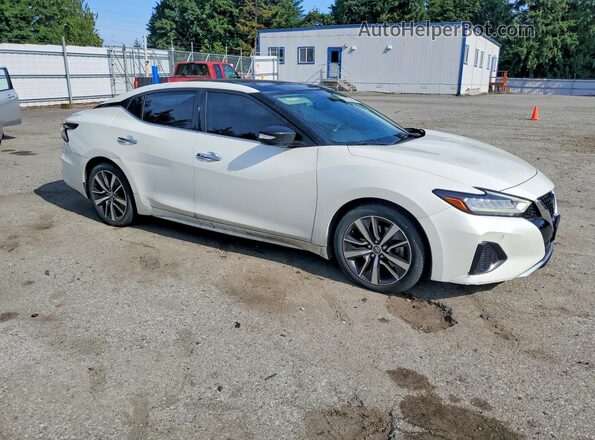 1N4AA6AV6KC373534 2019 NISSAN MAXIMA White Передня права чверть