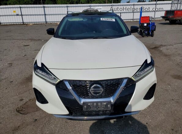 1N4AA6AV6KC373534 2019 NISSAN MAXIMA White Вид спереду