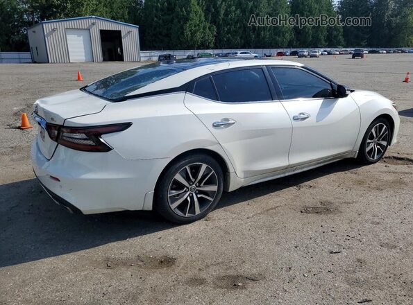 1N4AA6AV6KC373534 2019 NISSAN MAXIMA White Задня права чверть