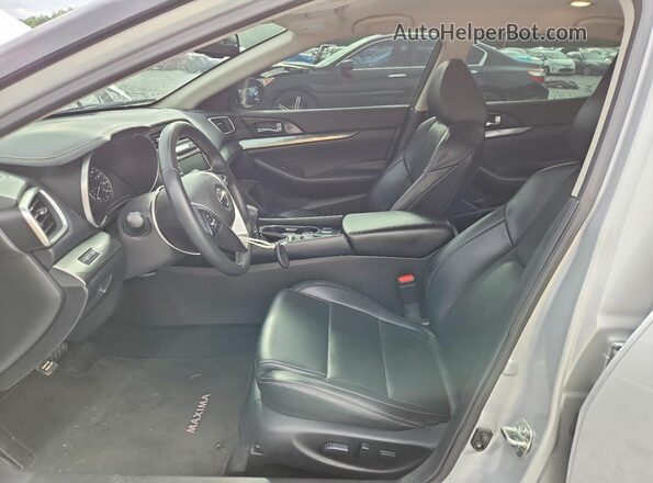 1N4AA6AV7KC372649 2019 NISSAN MAXIMA Silver Вид салону спереду