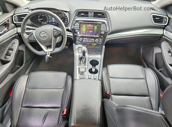 1N4AA6AV7KC372649 2019 NISSAN MAXIMA Silver Вид панелі приладів