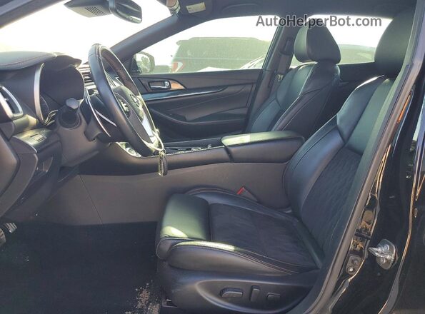 1N4AA6AV8KC360784 2019 NISSAN MAXIMA Black Вид салону спереду