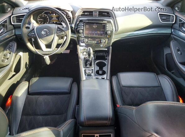 1N4AA6AV8KC360784 2019 NISSAN MAXIMA Black Вид панелі приладів