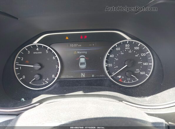 1N4AA6AV8KC362826 2019 NISSAN MAXIMA White Vista de los asientos traseros
