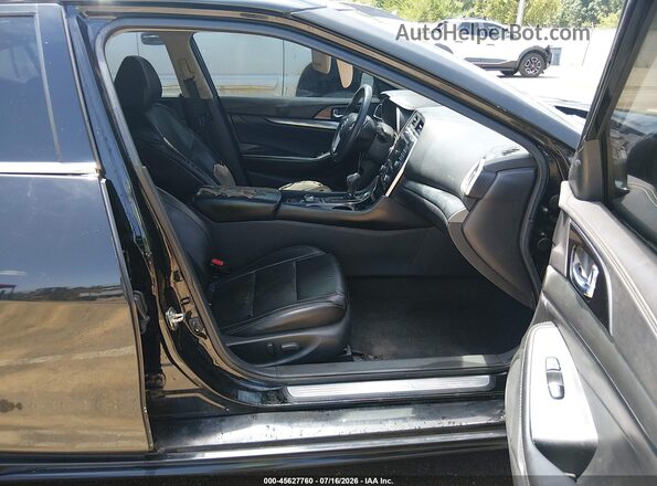1N4AA6AV8KC365404 2019 NISSAN MAXIMA Black წინა სალონის ხედი