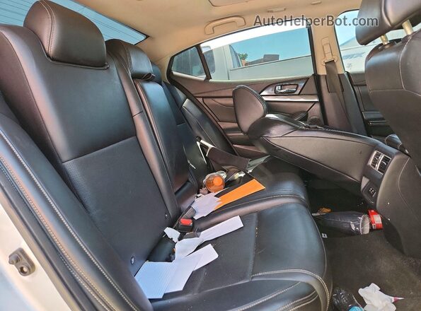 1N4AA6AV8KC366004 2019 NISSAN MAXIMA Silver Вид задніх сидінь