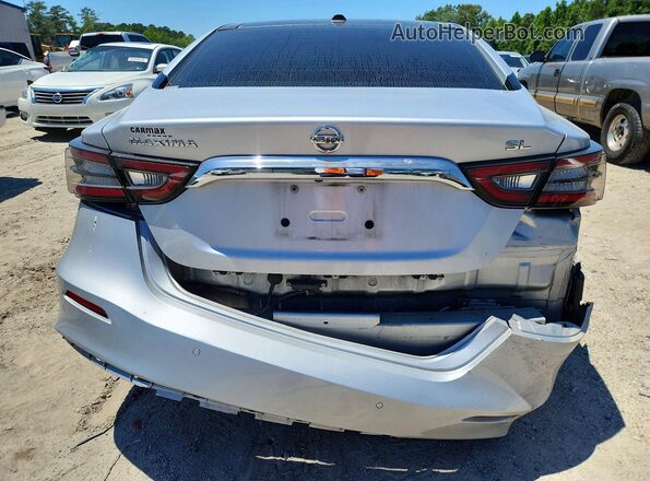 1N4AA6AV8KC366004 2019 NISSAN MAXIMA Silver Вид ззаду