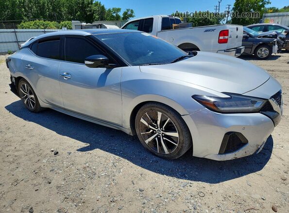 1N4AA6AV8KC366004 2019 NISSAN MAXIMA Silver Передня права чверть