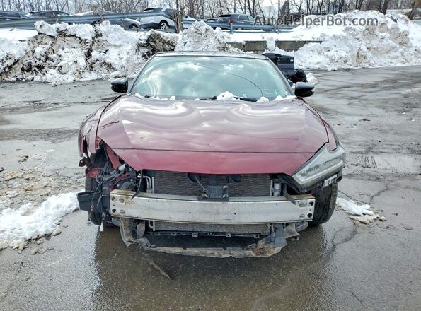 1N4AA6AV8KC374734 2019 NISSAN MAXIMA Burgundy Դիմացի տեսք