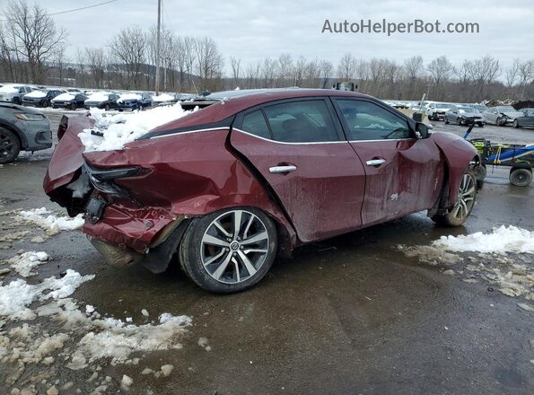 1N4AA6AV8KC374734 2019 NISSAN MAXIMA Burgundy Հետևի աջ