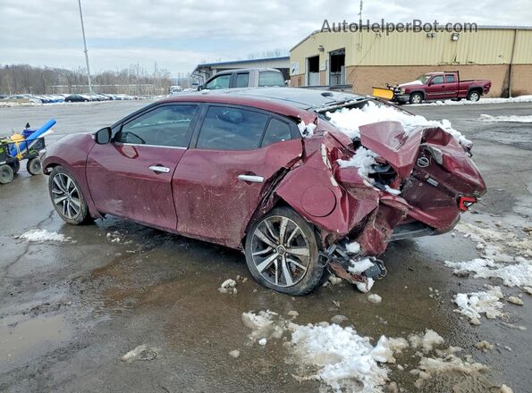 1N4AA6AV8KC374734 2019 NISSAN MAXIMA Burgundy Հետևի ձախ