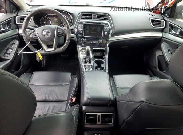 1N4AA6AV8KC374734 2019 NISSAN MAXIMA Burgundy Առջևի վահանակի տեսք