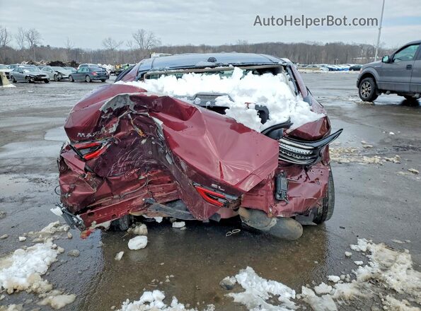 1N4AA6AV8KC374734 2019 NISSAN MAXIMA Burgundy Հետևի տեսք