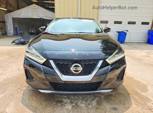 1N4AA6AV8KC377102 2019 NISSAN MAXIMA Black Вид спереду