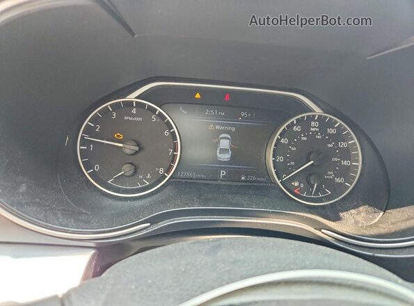 1N4AA6AV8KC377102 2019 NISSAN MAXIMA Black Вид щитка приладів